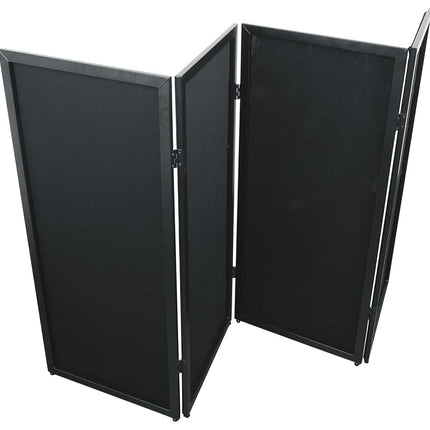 Rockville RFSSW White DJ Event Facade 80" x 44" Steel Frame Booth+Bag+Scrim