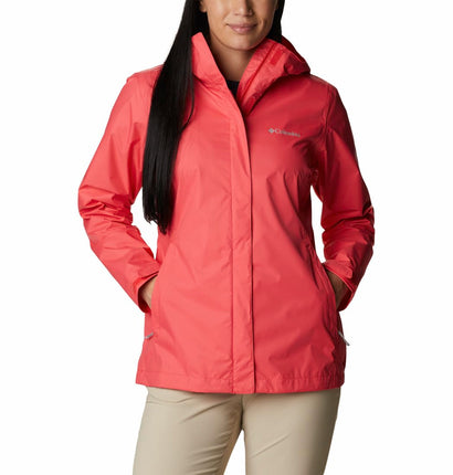 Columbia Women's Arcadia II Jacket, Red Hibiscus, 