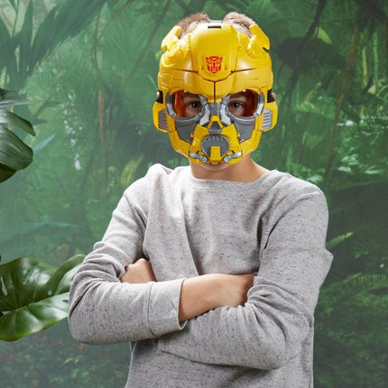 Transformers Toys Rise of the Beasts Film Bumblebee 2-in-1 Converting Mask for Ages 6 and Up, 22.5 cm