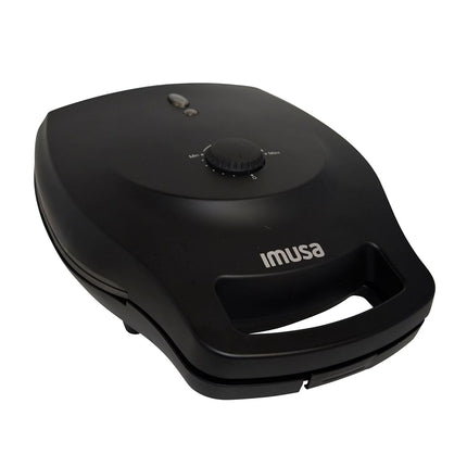 IMUSA 6 Slot Electric Arepa Maker with Temperature Control, Matte Black