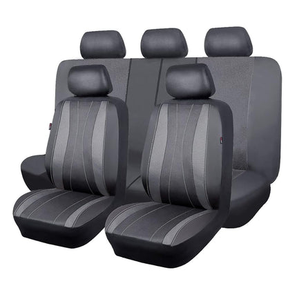 Flying Banner car seat Covers Full Set Faux Leathe