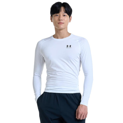 Under Armour Men UA HG Armour Comp LS, Long-Sleeve Sports Top, Breathable Long-Sleeved Top for Men