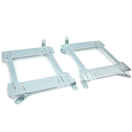 ALMULOO Seat Mount Bracket Compatible with 1992-1999 BMW 3 Series E36 Coupe Replacement Driver and Passager Side Steel Zinc-Plated Silvery