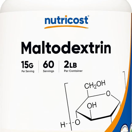 Nutricost Maltodextrin Powder 2 Pounds - Gluten Free, Non-GMO [Health and Beauty]