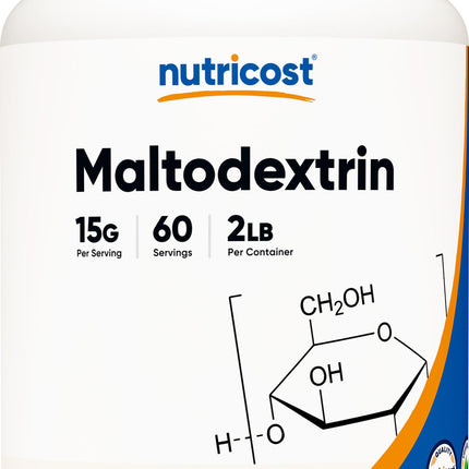Nutricost Maltodextrin Powder 2 Pounds - Gluten Fr