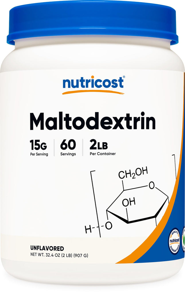 Nutricost Maltodextrin Powder 2 Pounds - Gluten Fr