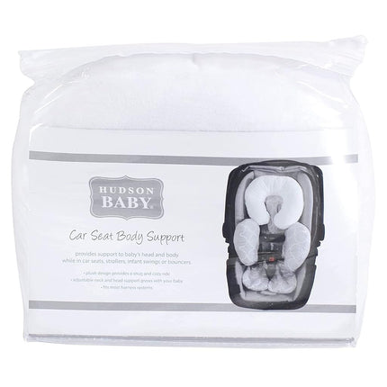 Hudson Baby Unisex Baby Car Seat Body Support Insert, Gray Trellis, One Size
