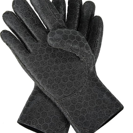Cressi High Stretch Neoprene Diving Gloves - Black, Medium/3.5 mm
