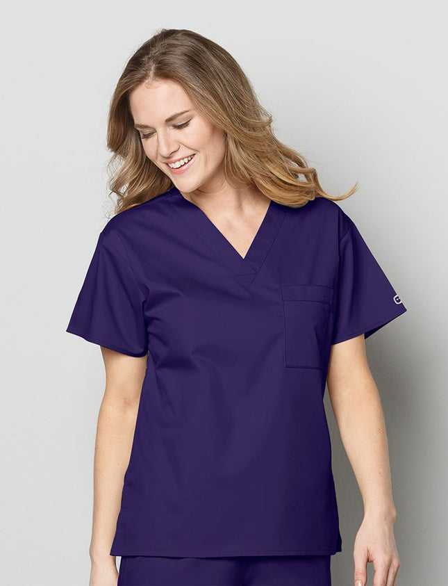 WonderWink 100XGRAP3XL WonderWORK Unisex V-Neck To