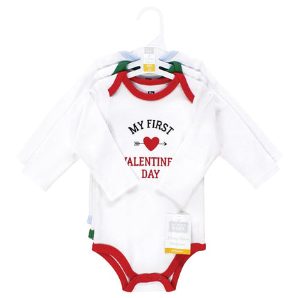 Hudson Baby mamelucos de algodón para bebé unisex, diseño navideño, color blanco, 6-9 meses