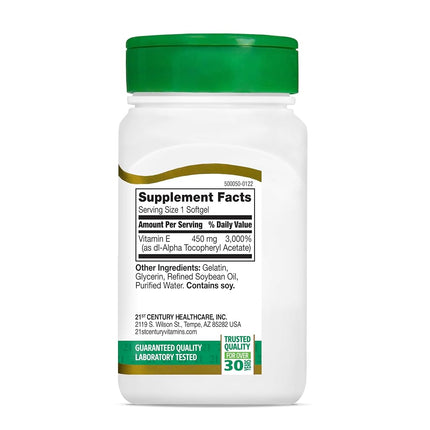 21st Century E 1000 I.U. (Dl-Alpha) Softgels, 55-Count