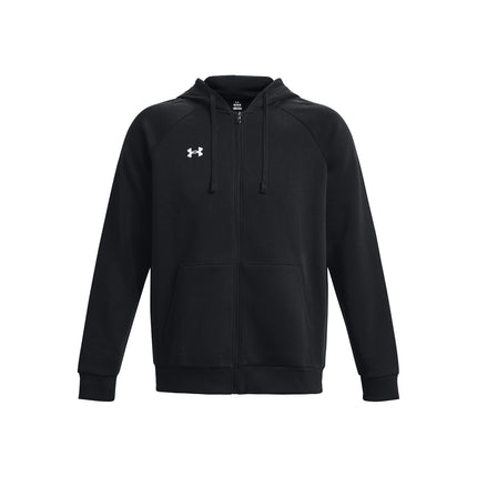 Under Armour Mens Rival Fleece Zip Hoodie - Black 