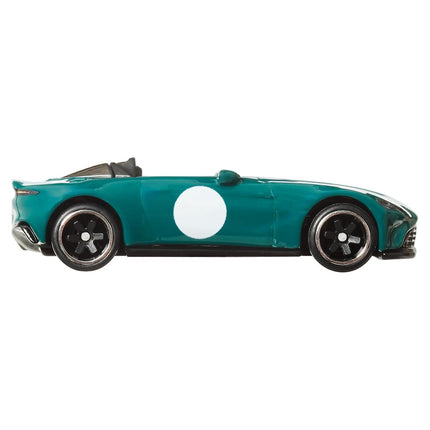 Hot Wheels Premium Car Culture Collectible Toy Car, 1:64 Scale Die-Cast Aston Martin V12 Speedster with Real Riders Tires, HKC78