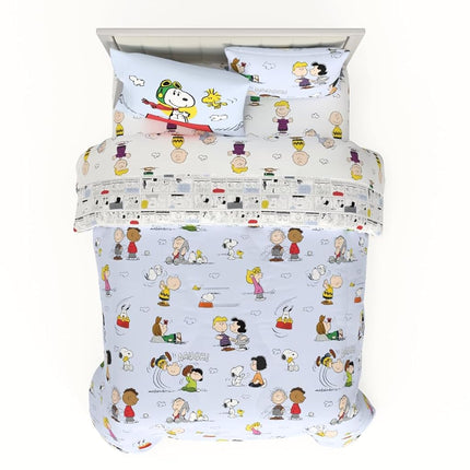 Franco Collectibles Peanuts Multi Character Beddin