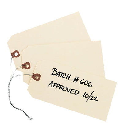 Avery Shipping Tags with Wire, 11.5 pt. Stock, 4-1/4" x 2-1/8", 1,000 Manila Hang Tags (12604)