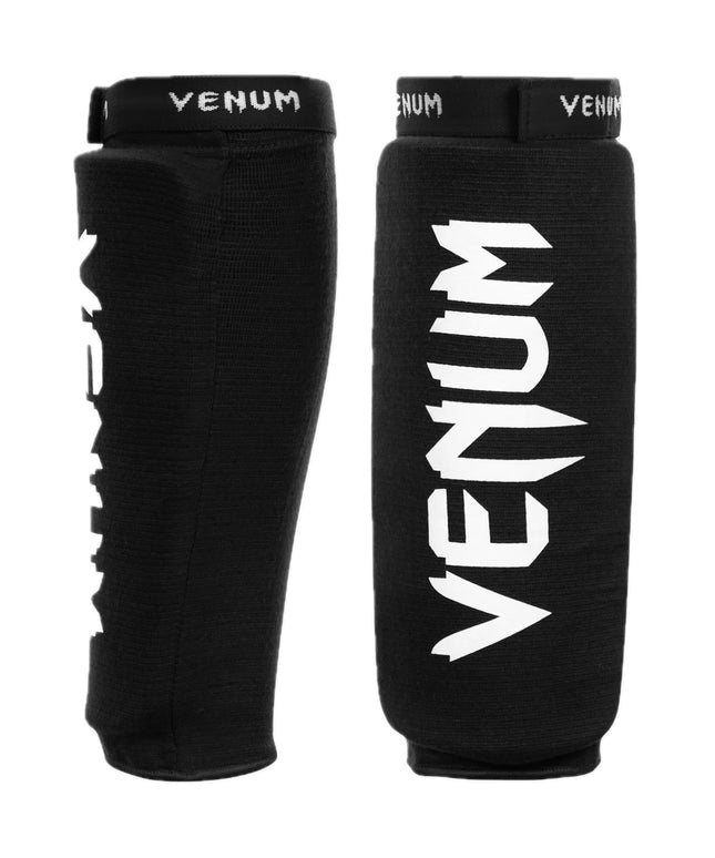 Venum, Kontact Shin Guards, Men's, One Size, Black