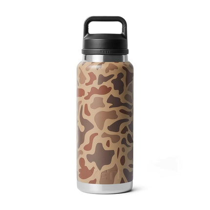 YETI Rambler 36 oz Bottle, Vacuum Insulated, Stainless Steel with Chug Cap, Wetlands Camo