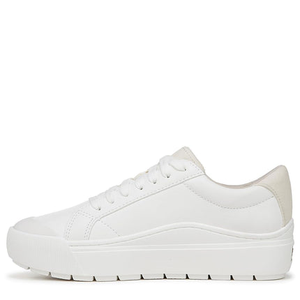 Dr. Scholl's Women's Time Off Sneaker, White Pearls, 6.5 Wide