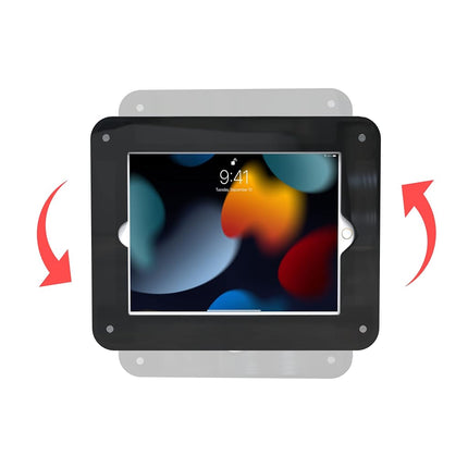 CTA Digital Anti-Theft Secure Acrylic iPad Wall Mount – Secure Enclosure Wall Mount - Easy Install Mounting Bracket - iPad 10.2" - iPad Air 3 - iPad Pro 10.5" - Black - (PAD-ASVEBVS)