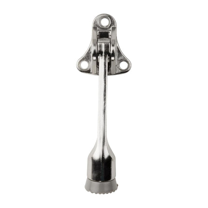 National Hardware N273-532 4 Kickdown Door Stop Sc, Satin Chrome