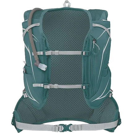 Gilet d'hydratation de course Osprey Dyna 15L pour femme avec réservoir Hydraulics, Cascade Blue/Silver Lining, Taille XS/S