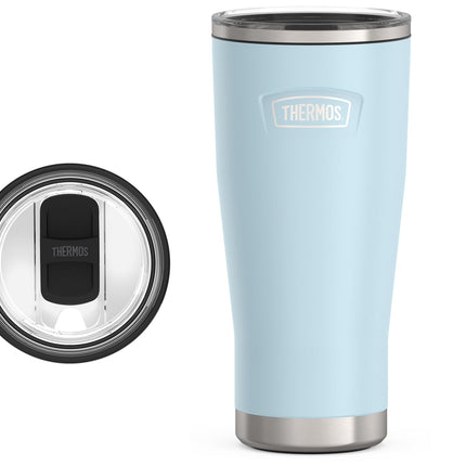 Glacier-24 oz Stainless Steel Tumbler w/Slide Lock