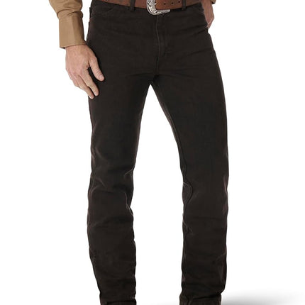 Wrangler Men's Cowboy Cut Slim Fit Jean Jeans, Black Chocolate, 36W / 30L