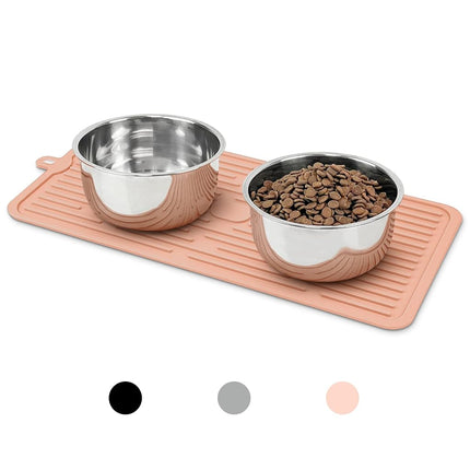 Ptlom Pet Placemat for Dog and Cat, Mat for Preven