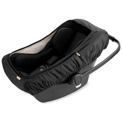 Skip Hop All Seasons Baby Car Seat Cover 4 in 1 Universal Fit with UPF40+ Sunshade and Water Resistant Fabric Oat
