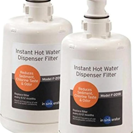 InSinkErator F-201R Replacement Water Filter Cartridges, 2-Pack