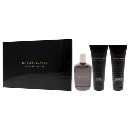 Sean John Unforgivable Gift Set for Men (Pack of 3)