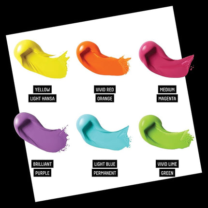 Liquitex Professional Acrylic Heavy Body Set Vibrant 6 X 20ml