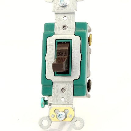 Leviton 3032-2 30 Amp, 120/277 Volt, Toggle Double