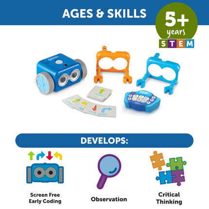 Learning Resources Botley The Coding Robot 2.0-46 Pieces, Ages 5+ Coding Robot for Kids, STEM Toys