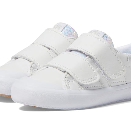 Keds Girl's Courtney Hl (Toddler/Little Kid) Sneaker, White, 8.5 Little Kid