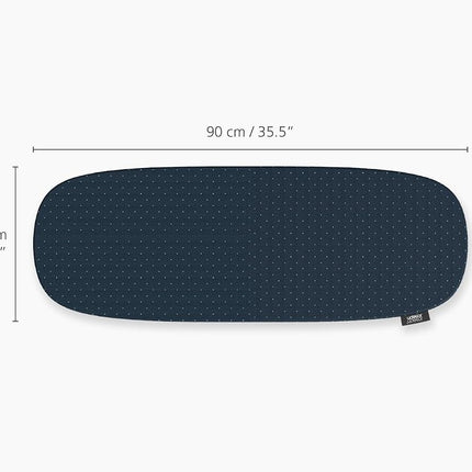 Joseph Joseph Pocket Plus Folding Space-Saving, Compact table-top Ironing Board, Black/Blue