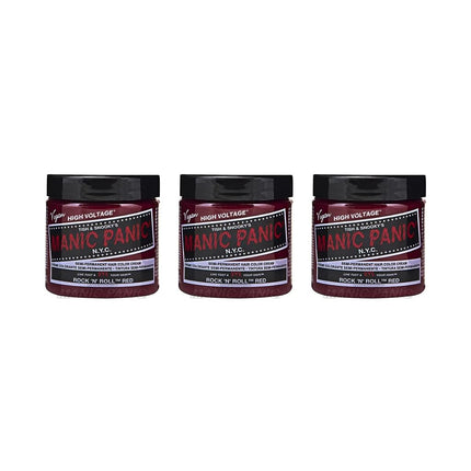 MANIC PANIC Classic Rock N Roll Red Semi Permanent
