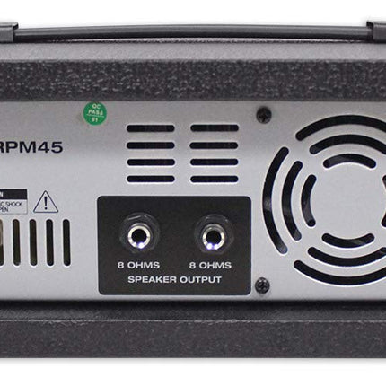 Rockville RPM45 Console de mixage/amplificateur 4 canaux amplifiée 2400 W avec USB/EQ/effets/Phantom