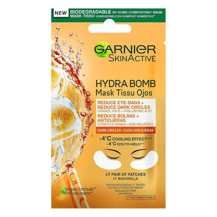 Garnier Skin Naturals Moisture Bomb Eye Sheet mask (6 Count)