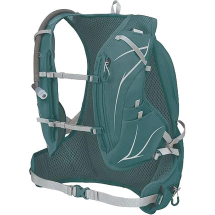 Gilet d'hydratation de course Osprey Dyna 15L pour femme avec réservoir Hydraulics, Cascade Blue/Silver Lining, Taille XS/S