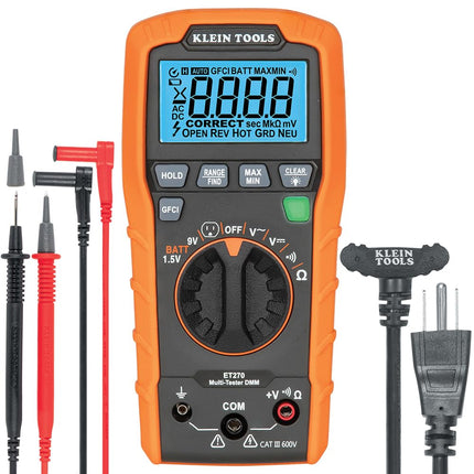 Klein Tools ET270 Auto-Ranging Digital Multi-Teste