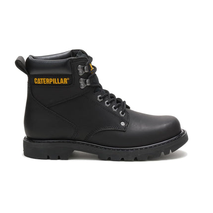Caterpillar Men's 2nd Shift 6" Plain Soft Toe Boot,Black,13 W US