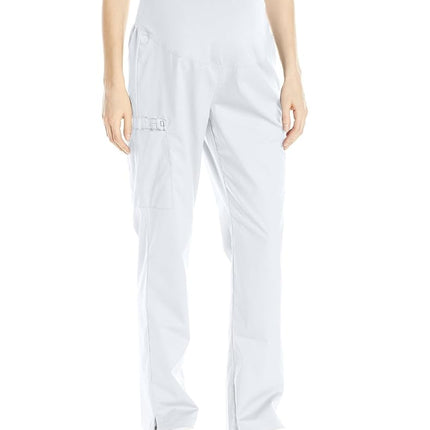 Wink Women's Wonderwork Maternity Pant, White, Med