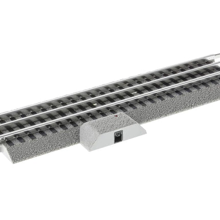 Lionel FasTrack 10" Straight Power Lock-On O Gauge Train Track with Plug-Expand-Play Plug Port