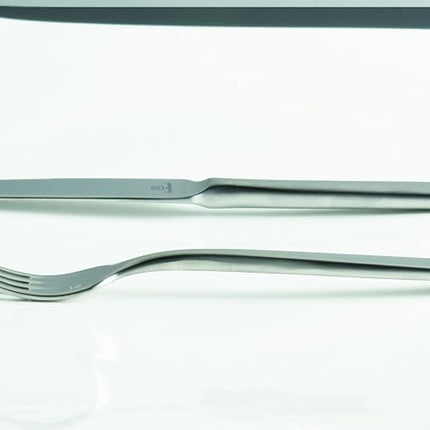 Fortessa Spada 18/10 Stainless Steel Flatware, 5 Piece Place Setting, Service for 1