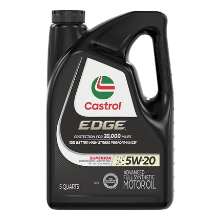 Castrol 03083 Edge 5W-20 Advanced Full Synthetic M