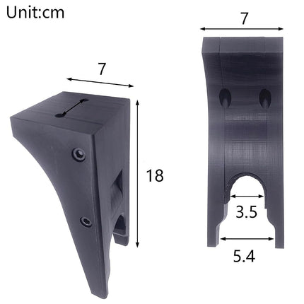 TUOREN Cello Wall Mount Hanger Wood Cello Hanger Wall Hook Holder Stand for Home Storage & Display