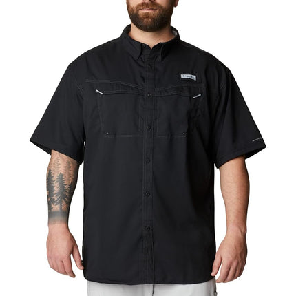 Columbia Men's Low Drag Offshore Short Sleeve Shirt, Black, Medium