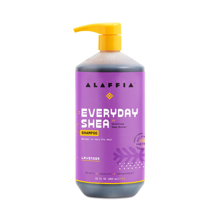 Alaffia Everyday Hair Care Shea Shampoo Lavender, 
