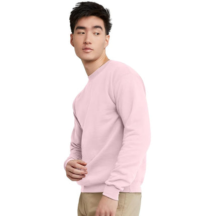 Hanes ComfortBlend EcoSmart Men`s Crew Sweatshirt, P160, M Pale Pink